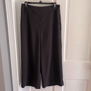 High rise cropped pant black from express